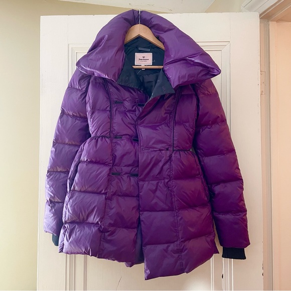 Juicy Couture Purple Down Filled Puffer Coat NWOT - Picture 1 of 6